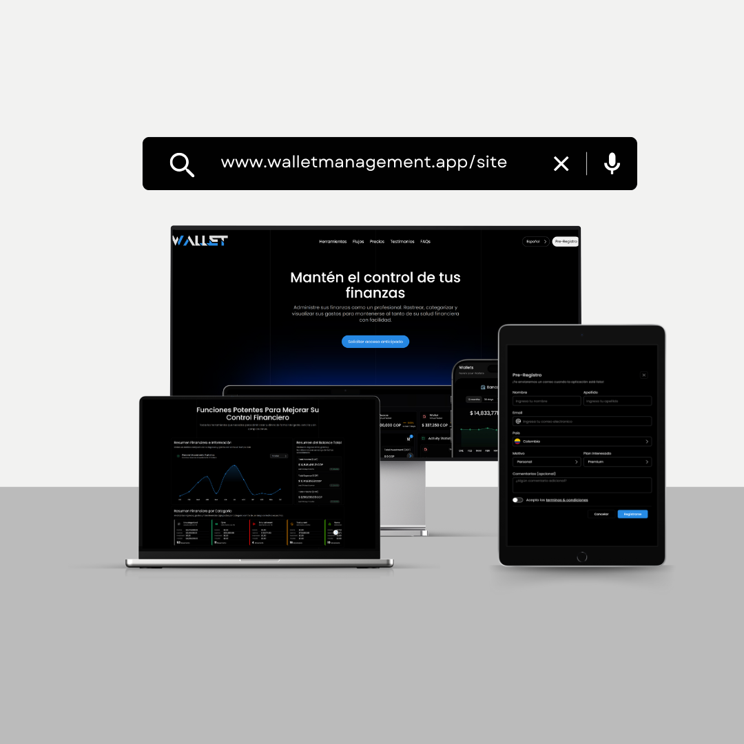Wallet Management Site